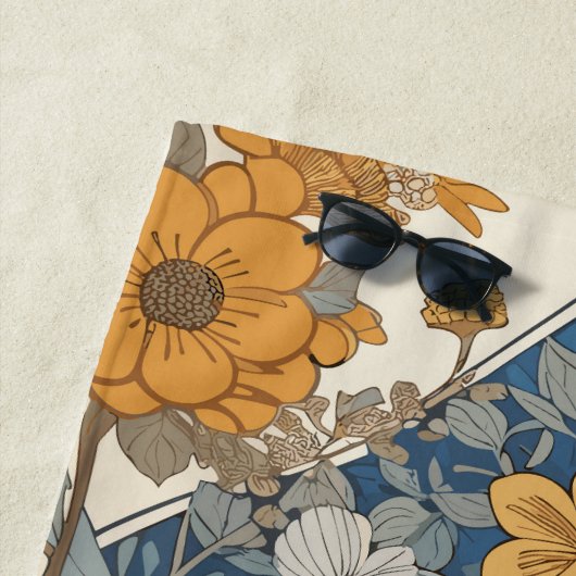  bijen en wilde bloemen strandlaken (In situ)