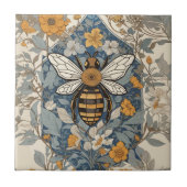  bijen en wilde bloemen tegeltje (Voorkant)