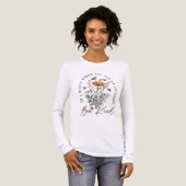 bijen en wilde bloemen Tri-Blend shirt (Voorkant)