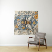  bijen en wilde bloemen wandkleed (In Situ (horizontaal))