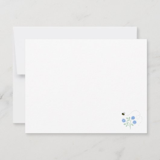 Bijen en wilde ventilatoren Hartelijk dank (Achterkant)