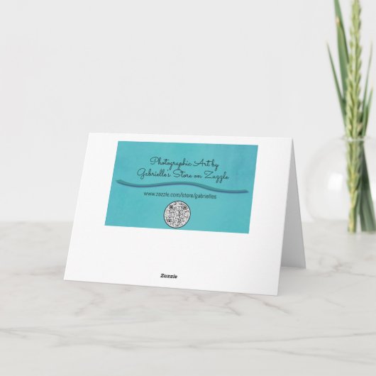 Bijen en Zonnebloem Bright Future Afstuderen Kaart (Achterkant)