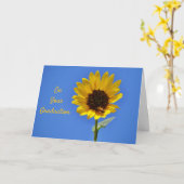 Bijen en Zonnebloem Bright Future Afstuderen Kaart (Gele Bloem)