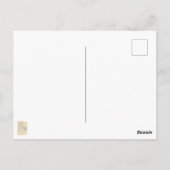 Bijen en zonnebloemen briefkaart (Achterkant)