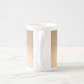 Bijen en zonnebloemen porselein kop (Achterkant)