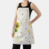 Bijen en zonnebloemen schort (Insitu)