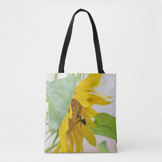 Bijen en zonnebloemen tote bag (Voorkant)