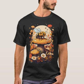 Bijen Esthetische Cottagecore Fairycore Bloemige S T-shirt