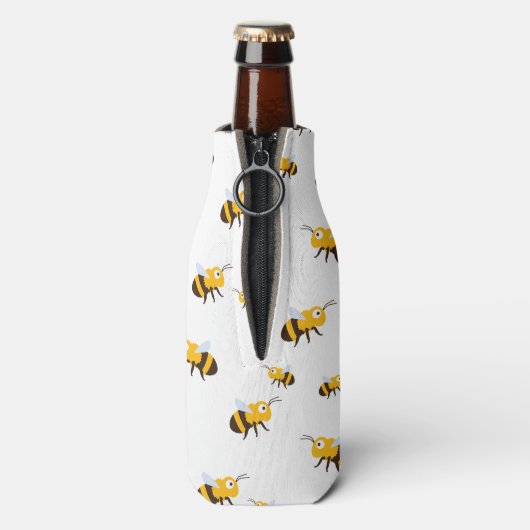Bijen Flesjeskoeler (Fles Achterkant)