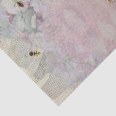 Bijen  Floral Argyle Lace Tissuepapier (Detail)