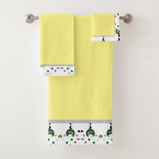 Bijen Geel Badhanddoeken Set Bad Handdoek (Insitu)