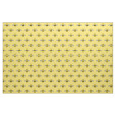 Bijen geel patroon stof (Yard (91,4 cm))