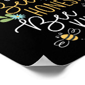 Bijen Gekke bijenhoningbijen Poster (Hoek)