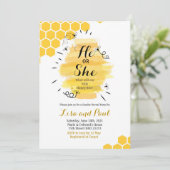 Bijen Genderonderzoek Uitnodiging (Staand voorkant)