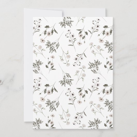 Bijen Genderonderzoek Uitnodiging | Wat zal Baby w (Achterkant)