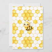 Bijen Geslacht Onthullen Afro-Amerikaanse Baby Jon Kaart (Achterkant)