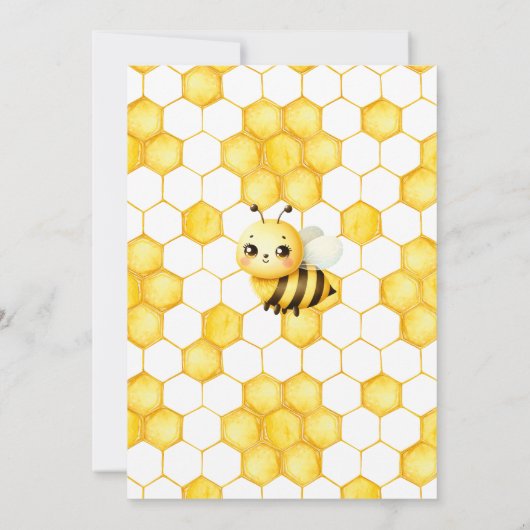 Bijen Geslacht Onthullen Afro-Amerikaanse Baby Jon Kaart (Achterkant)