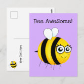 Bijen Geweldige, Cartoons Briefkaart (Voorkant / Achterkant)