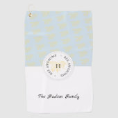 Bijen Geweldige Golden Bee Gepersonaliseerd Monogr Golfhanddoek (Voorkant)