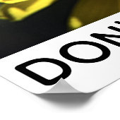 Bijen geweldige inspirerend bijen op gele dandelio poster (Hoek)