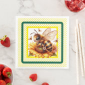 Bijen Geweldige Servet (Insitu)