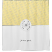 Bijen Geweldige Zilverhoningbijen Gepersonaliseerd Douchegordijn (Voorkant)