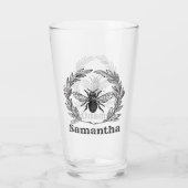  bijen  glas (Achterkant)