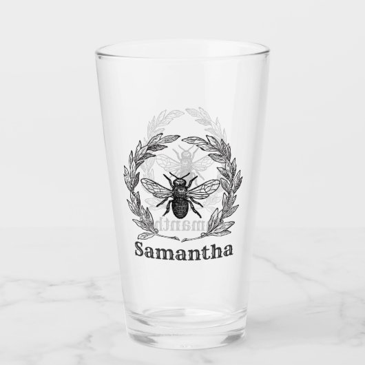  bijen  glas (Voorkant)