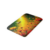 Bijen 'Golden Pollen Burst Joy Design Badmat (Gekanteld)