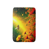 Bijen 'Golden Pollen Burst Joy Design Badmat (Voorkant Verticaal)
