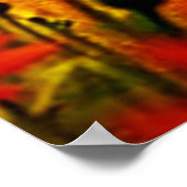 Bijen 'Golden Pollen Burst Joy Design Poster (Hoek)