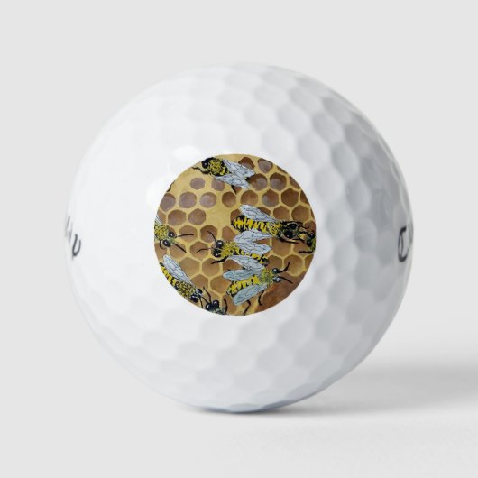 bijen golfballen (Voorkant)