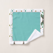 Bijen groen 2 badhanddoeken set bad handdoek (Wasdoekje)