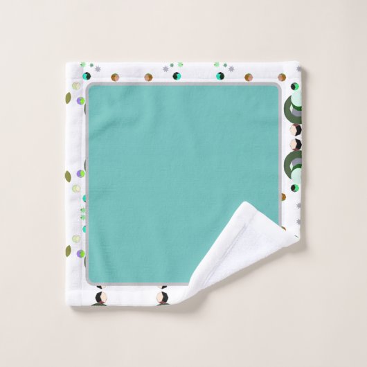 Bijen groen 2 badhanddoeken set bad handdoek (Wasdoekje)