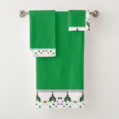 Bijen Groene Badhanddoeken Set Bad Handdoek (Insitu)