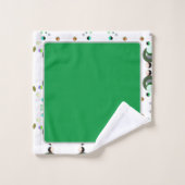 Bijen Groene Badhanddoeken Set Bad Handdoek (Wasdoekje)