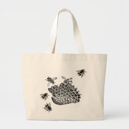  bijen grote tote bag (Voorkant)