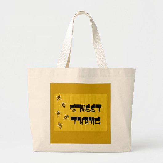 Bijen Grote Tote Bag (Voorkant)