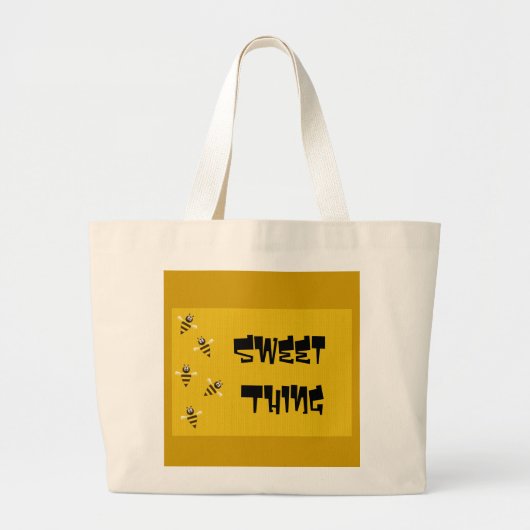 Bijen Grote Tote Bag (Voorkant)