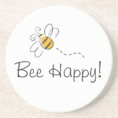 Bijen Happy Onderzetters (Voorkant)