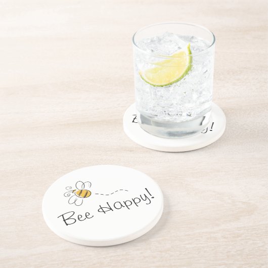 Bijen Happy Onderzetters (Zijkant)