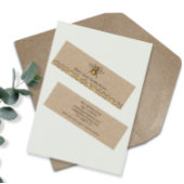 Bijen Honeycomb Kandle Maker Kraft Mini Visitekaartje