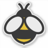 Bijen, honingbijen, hommel sticker (Voorkant)