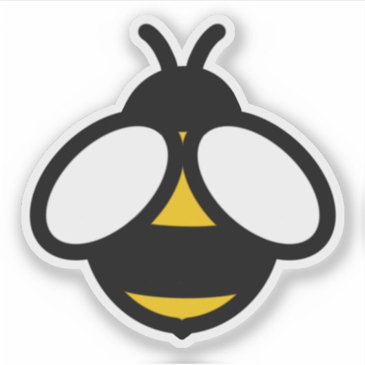 Bijen, honingbijen, hommel sticker (Voorkant)