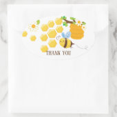bijen, honingbijen, honingraat, Bumble bee sticker (Tas)