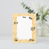 Bijen Honingraat Bijen Boerderij papier (Staand voorkant)