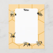Bijen Honingraat Bijen Boerderij papier (Achterkant)