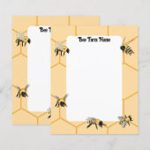 Bijen Honingraat Bijen Boerderij papier (Voorkant / Achterkant)