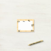 Bijen honingraat bijen Boerderij Post-it® Notes (Op bureau)