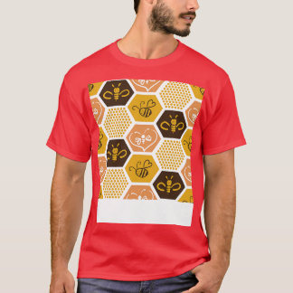 Bijen Honingraat Bijenhouders Cadeaus T-shirt